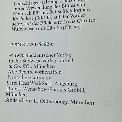 Bavarian Landscapes Coffee Table Book