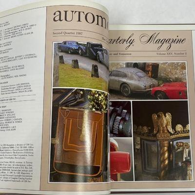 Automobile Quarterly Hardback Books - Volume 25, Book 1-4