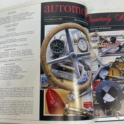 Automobile Quarterly Hardback Books - Volume 25, Book 1-4