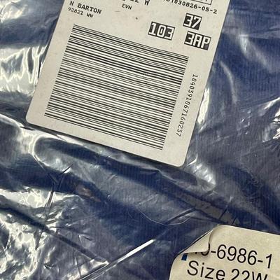 Lot of 2 NEW in package pants size Woman's 22W - Purple & Plum