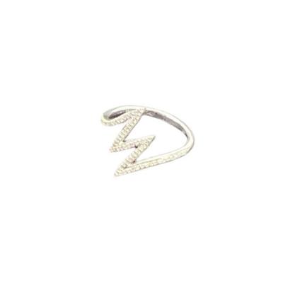 Stamped 10K Gold Channel Set Moissanite Ring [1.77g]