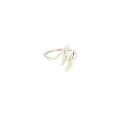 Stamped 10K Gold Channel Set Moissanite Ring [1.77g]