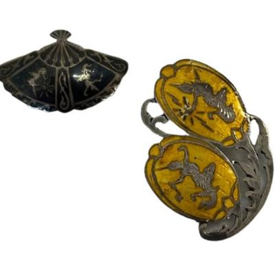 Vintage Siam Sterling Enamel Pin Assortment [10.0g]