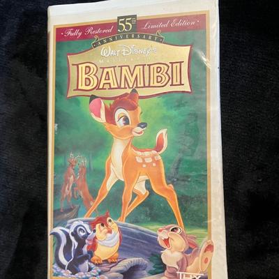 VHS 55th anniversary limited edition of Walt Disney's Masterpiece #9505 "Bambi"