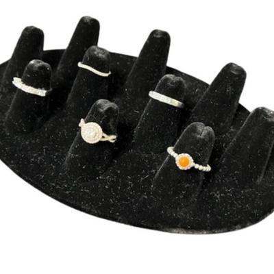 Marked Sterling Silver Ring Assortment [13.98g]