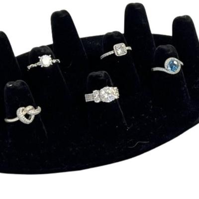 Marked Sterling Silver Ring Assortment [15.8g]