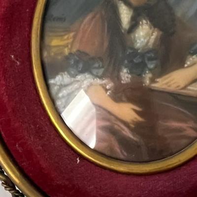 Signed Florentine Portrait Miniatures