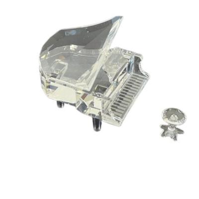 Swarovski Crystal Grand Piano with Stool