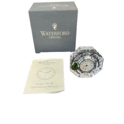 Waterford Small Octagonal Desk Clock
