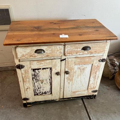 Primitive kitchen cabinet