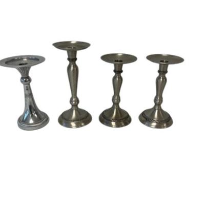 Stainless Candlestick Assortment