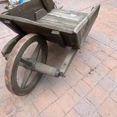 Primitive Wheel Barrow