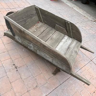 Primitive Wheel Barrow