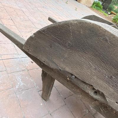 Primitive Wheel Barrow