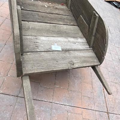Primitive Wheel Barrow
