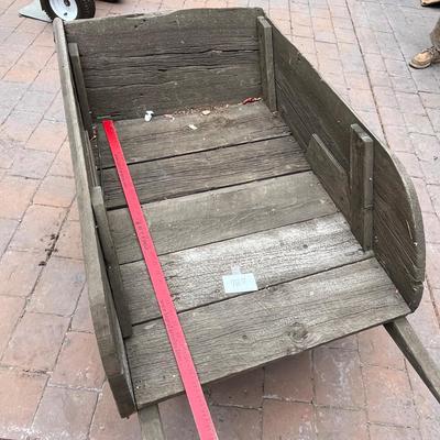 Primitive Wheel Barrow