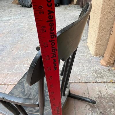 Antique Tole painted childs rocker