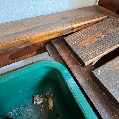 Vintage planting bench