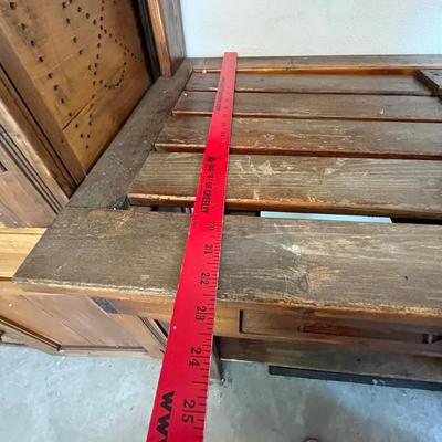 Vintage planting bench