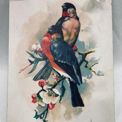 Small wall hanging with birds