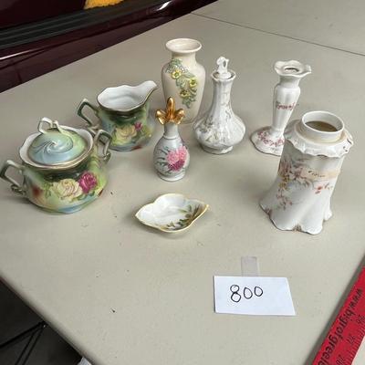 Lot of antique porcelain