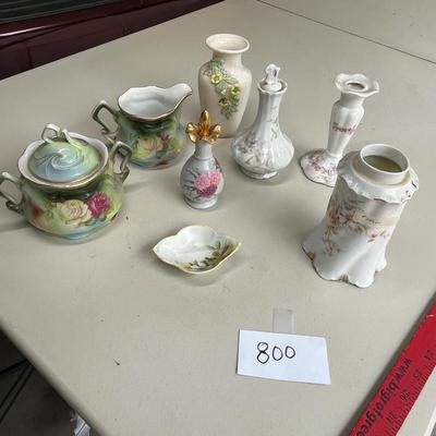 Lot of antique porcelain
