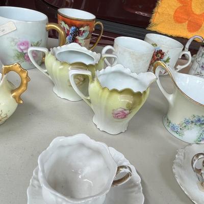 Lot of Porcelain Creamer, sugars, & more