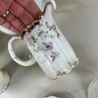 Lot of Porcelain Creamer, sugars, & more