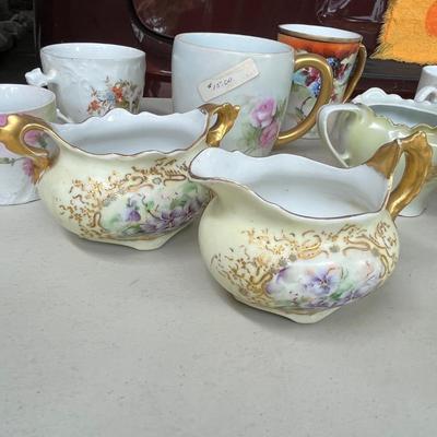 Lot of Porcelain Creamer, sugars, & more