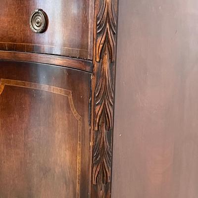 UNION NATIONAL FURNITURE ~ Vtg. Mahogany Inlaid Buffet/Sideboard ~*Read Details