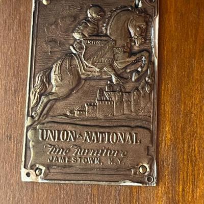 UNION NATIONAL FURNITURE ~ Vtg. Mahogany Inlaid Buffet/Sideboard ~*Read Details
