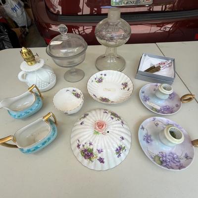 Antique glass & china