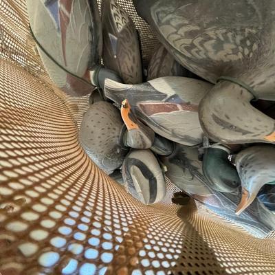XL bag full of weighted decoy ducks