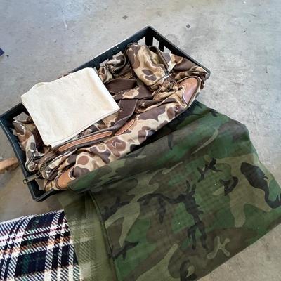 Lot of camping items