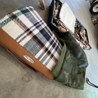 Lot of camping items