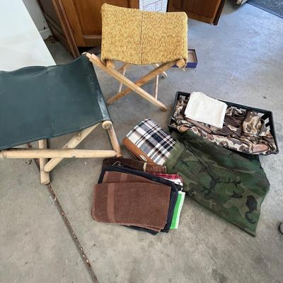 Lot of camping items