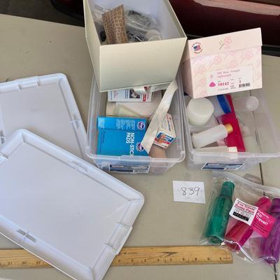 Boes of personal care items