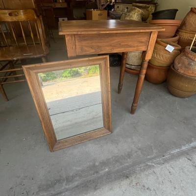 Small hallway table and Mirror