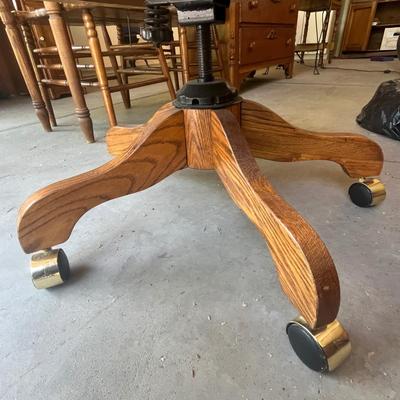 Antique Oak office chair