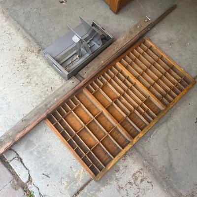 Printer's tray & other