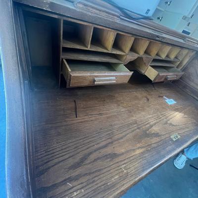 Oak Roll Top desk
