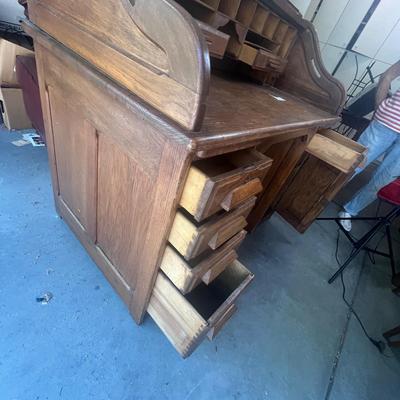Oak Roll Top desk