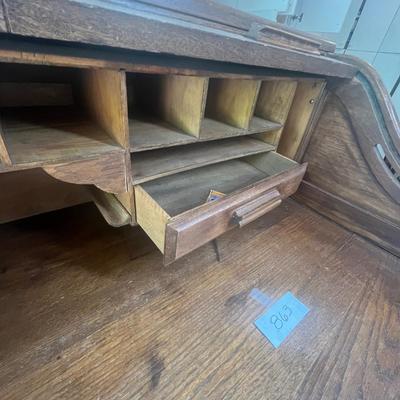 Oak Roll Top desk
