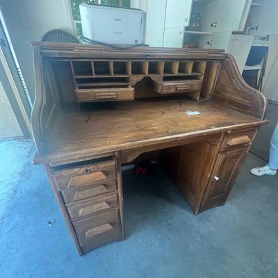 Oak Roll Top desk