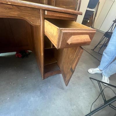 Oak Roll Top desk