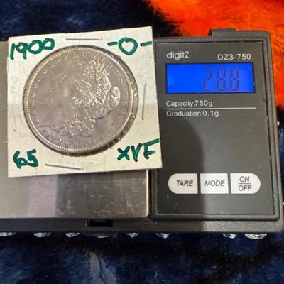 1900 O MORGAN DOLLAR U S 1$ silver