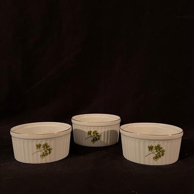 Andrea by Sadek Parsley Oven-to-Table Stoneware Ramekins (LR-DZ)