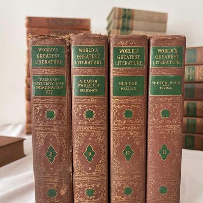 World’s Greatest Literature, The Young Folks Treasury, and Charles Dickens Books from The Early 1900’s (UB-DZ)