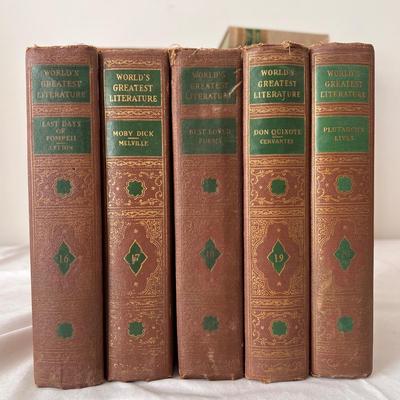 World’s Greatest Literature, The Young Folks Treasury, and Charles Dickens Books from The Early 1900’s (UB-DZ)