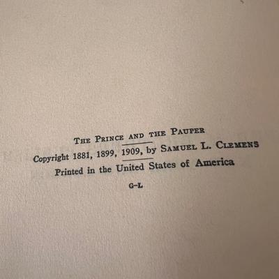 Antique Books Including A Christmas Carol, Brave Men, and 20,000 Leagues Under The Sea (UB-DZ)